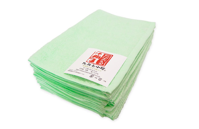 グリーンフェイスタオル