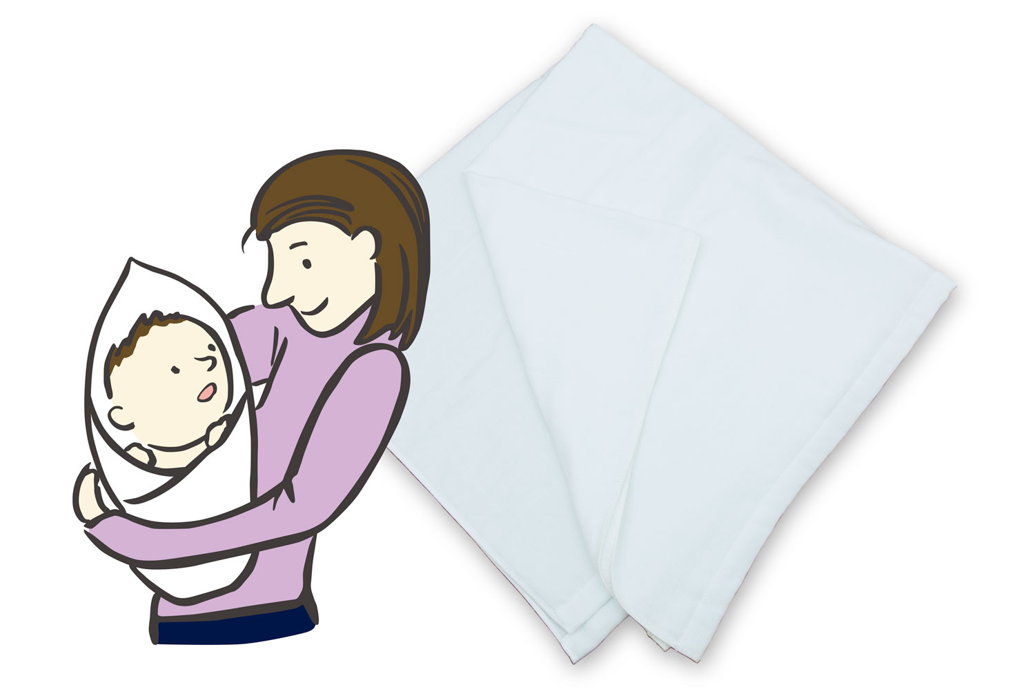 おくるみ　日本製