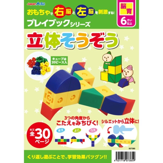 【脳育】 立体そうぞう 【子どもの右脳と左脳を刺激する知育教材！】