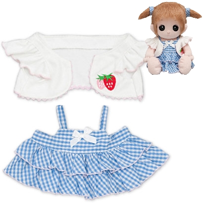 【おもちゃのジャンボ】 夢の子コレクション33 ギンガムサマーワンピース お洋服 ユメル ネルル ミルル 通販 販売