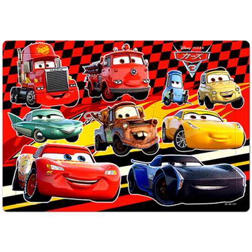 人気のディズニー ピクサー カーズの学べる 遊びパズルが登場。小さなお子様でも遊べる簡単なパズルです。楽しくお勉強できます