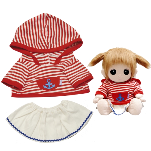 【おもちゃのジャンボ】 夢の子コレクション38 ボーダーパーカー＆スカート お洋服 ユメル ネルル ミルル 通販 販売