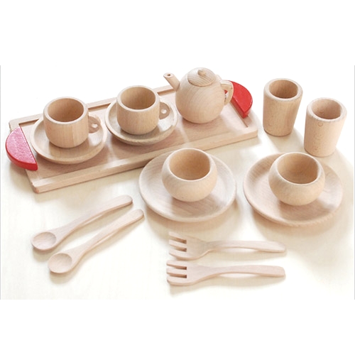 木のおもちゃ ミニ食器セット
