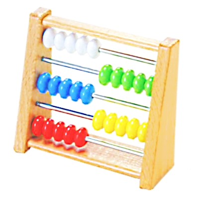 【おもちゃのジャンボ】 木のおもちゃ ミニそろばん （ルーピング・ビーズコースター） 木製玩具 通販 販売