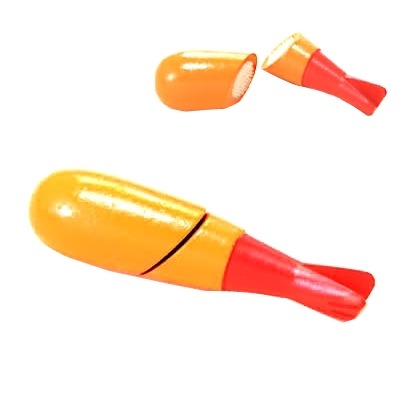 【おもちゃのジャンボ】 木のおもちゃ おままごと 食材 エビフライ ミニキッチン 拡張パーツ 木製玩具 通販 販売