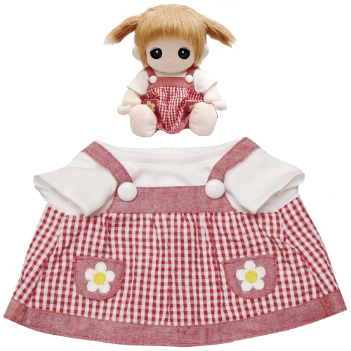 【おもちゃのジャンボ】 夢の子コレクション38 ギンガムジャンパースカート お洋服 ユメル ネルル ミルル 通販 販売