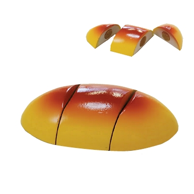 【おもちゃのジャンボ】 木のおもちゃ おままごと 食材 コッペパン ミニキッチン 拡張パーツ 木製玩具 通販 販売