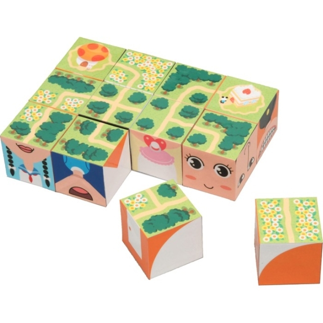 【脳育】 脳育キューブ 【子どもの右脳と左脳を刺激する知育教材！】