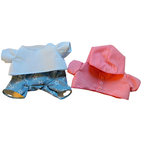 おもちゃのジャンボ でご注文頂きました プリモプエルの服 わんちゃん柄のTシャツに赤いズボンが素敵なお洋服 の出荷 発送です