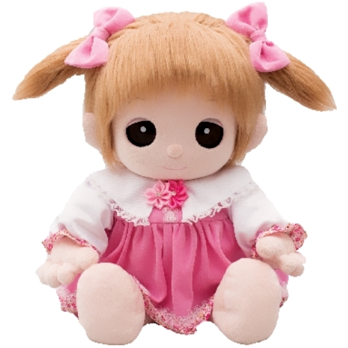 ユメル/YUMEL 夢の子ネルル ネルル ミルル 夢の子コレクション 42 ピンクワンピース （リボン・パンツ付） 服