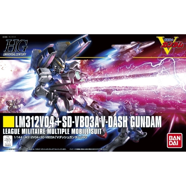 プラモデル HGUC 188 1/144 LM312V04 + SD-VB03A Vダッシュガンダム （機動戦士Vガンダム）