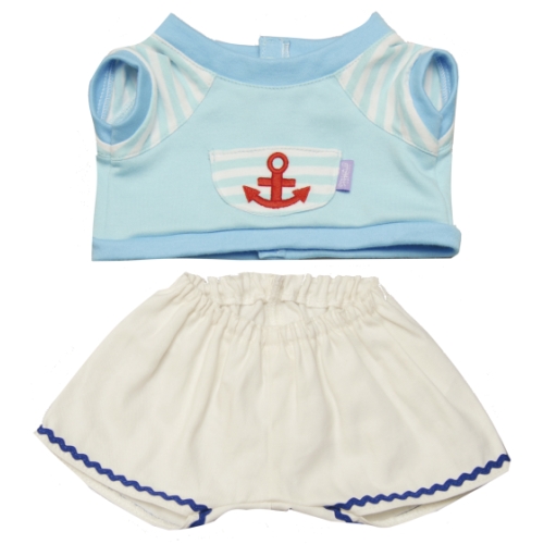 【おもちゃのジャンボ】 夢の子コレクション38 ボーダーマリンシャツ＆ズボン 男女兼用 お洋服 ユメル ネルル ミルル 通販 販売