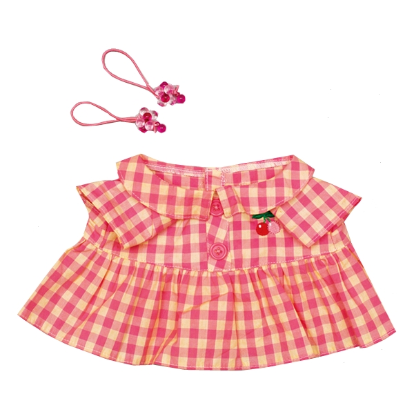 夢の子コレクション41 チェック柄春色ワンピース