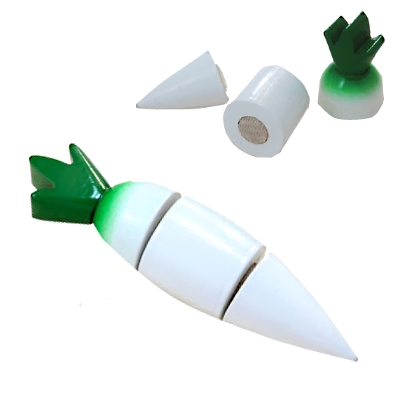 【おもちゃのジャンボ】 木のおもちゃ おままごと 食材 大根 ミニキッチン 拡張パーツ 木製玩具 通販 販売