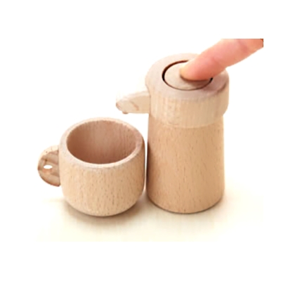 【おもちゃのジャンボ】 木のおもちゃ おままごと 調理器具 エアーポット ミニキッチン 拡張パーツ 木製玩具 通販 販売