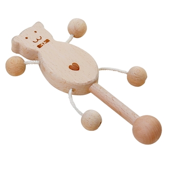 【おもちゃのジャンボ】 木のおもちゃ フリフリベアー 木製玩具 赤ちゃん ファーストトイ 通販 販売