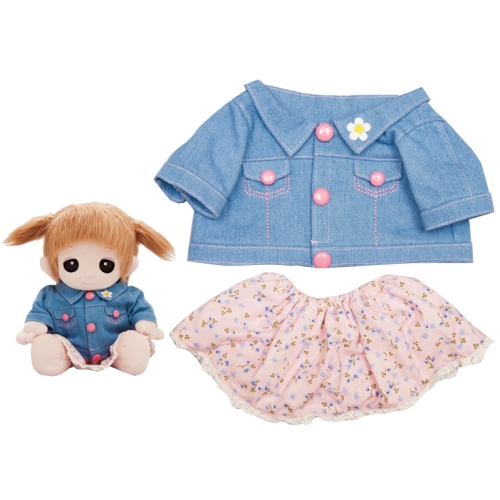 【おもちゃのジャンボ】 夢の子コレクション40 Gジャン＆花柄コール天風スカート お洋服 ユメル ネルル ミルル 通販 販売