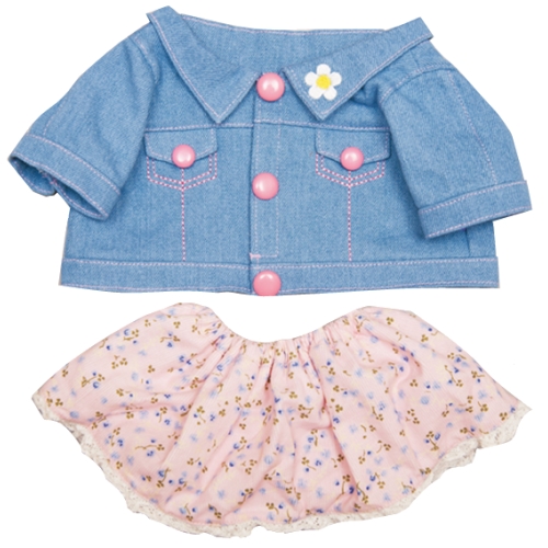 【おもちゃのジャンボ】 夢の子コレクション40 Gジャン＆花柄コール天風スカート お洋服 ユメル ネルル ミルル 通販 販売