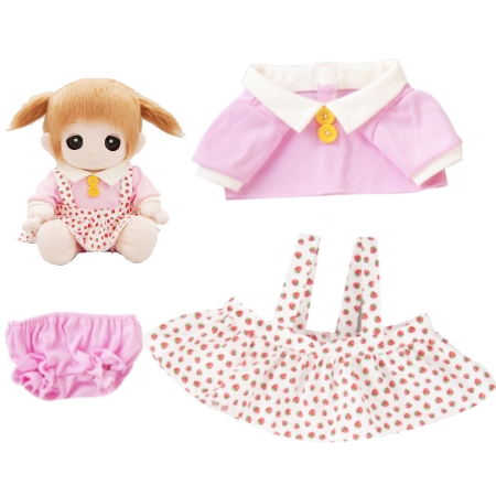 【おもちゃのジャンボ】 夢の子コレクション35 ポロシャツ＆いちご柄スカート お洋服 ユメル ネルル ミルル 通販 販売
