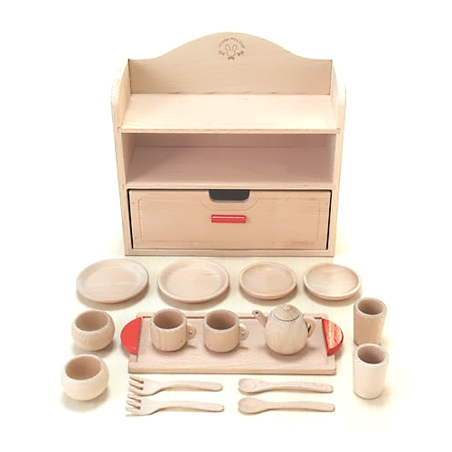 【おもちゃのジャンボ】 木のおもちゃ ミニままごとセット ミニキッチン 食材 調理器具 木製玩具 通販 販売