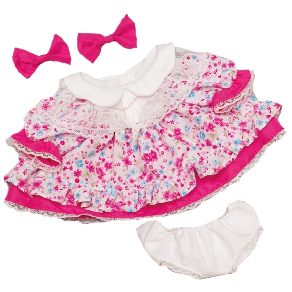 【おもちゃのジャンボ】 ユメル ネルル ミルル 夢の子コレクション43 お花柄ワンピース リボン パンツ付き おしゃべり お洋服 通販 販売