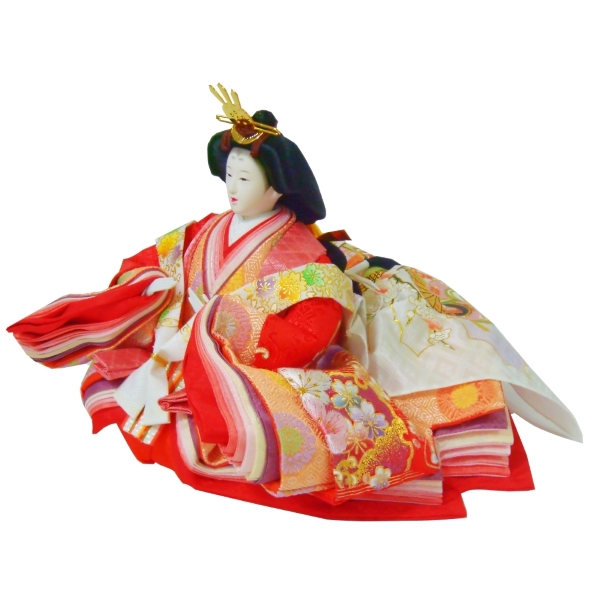 雛人形 ひな人形 お雛様 雛 平飾り 2人 親王飾り こころ雛