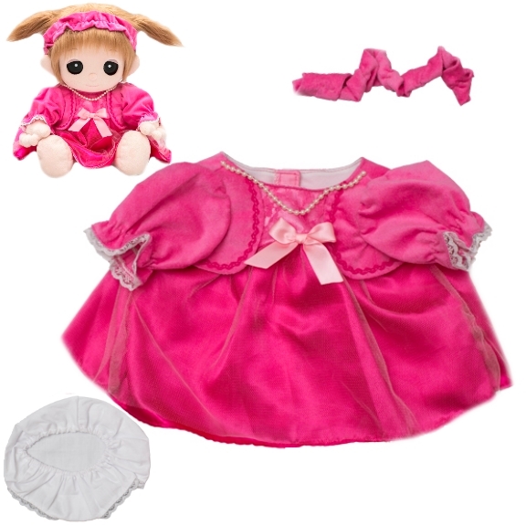 【おもちゃのジャンボ】 ユメル ネルル ミルル 夢の子コレクション44 ピンクドレス（リボン、パンツ付き）通販 販売