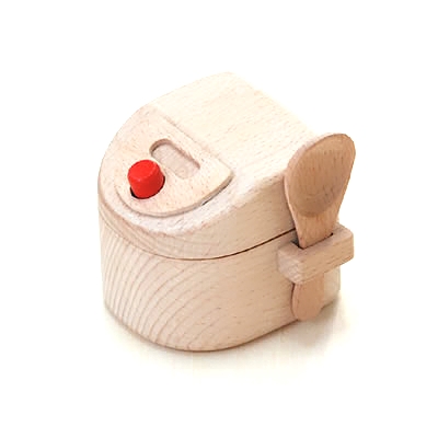 【おもちゃのジャンボ】 木のおもちゃ おままごと 調理器具 炊飯器 ミニキッチン 拡張パーツ 木製玩具 通販 販売