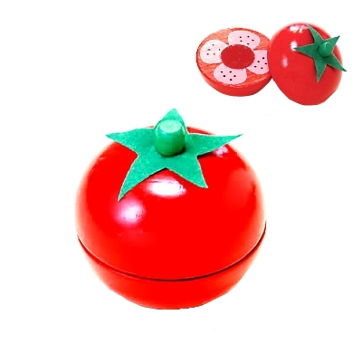 【おもちゃのジャンボ】 木のおもちゃ おままごと 食材 トマト ミニキッチン 拡張パーツ 木製玩具 通販 販売