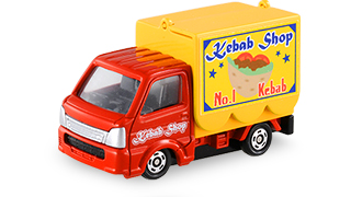 トミカ 車のおもちゃ まとめ売り USED マーク切り取りトミカ 57 スズキ キャリイ 移動販売車(初回