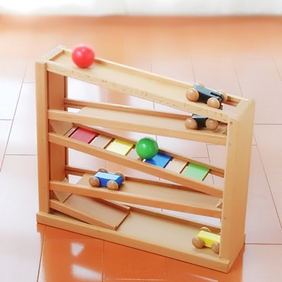 【おもちゃのジャンボ】 木のおもちゃ 吊橋ミニコースター 木製玩具 通販 販売
