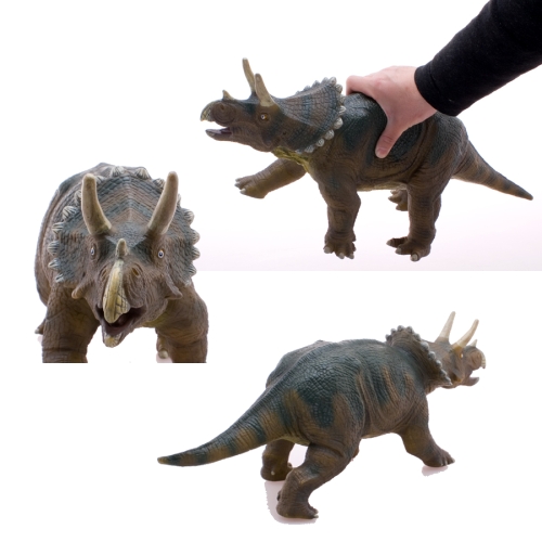 恐竜フィギュア トリケラトプス ビニールモデル プレミアムエディション