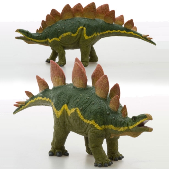おもちゃのジャンボ】 恐竜フィギュア ステゴサウルス ビニールモデル