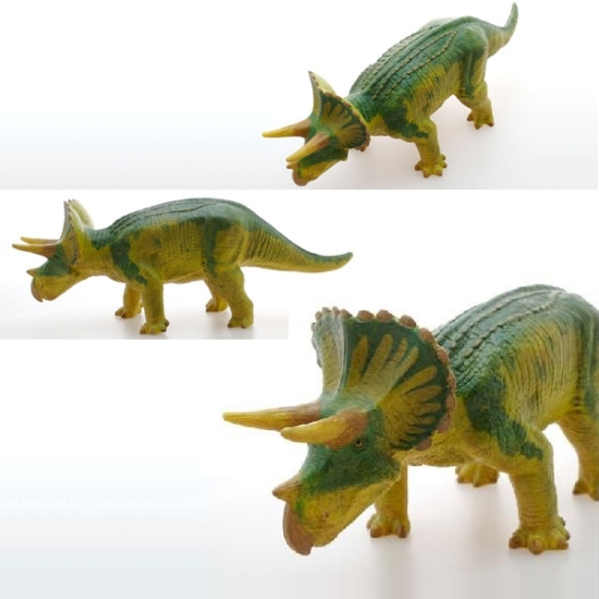 恐竜フィギュア トリケラトプス ビニールモデル