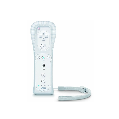 ニンテンドー Wii リモコンプラス シロ （Wiiリモコンジャケット付き）