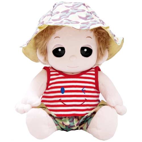 【おもちゃのジャンボ】 夢の子コレクション39 ボーダータンクトップ＆迷彩柄ズボン 帽子付き お洋服 ユメル ネルル ミルル 通販 販売