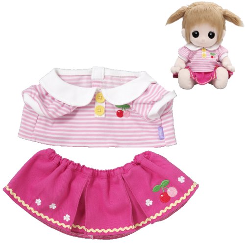 【おもちゃのジャンボ】 夢の子コレクション32 ピンクボーダーポロシャツ&スカート お洋服 ユメル ネルル ミルル 通販 販売
