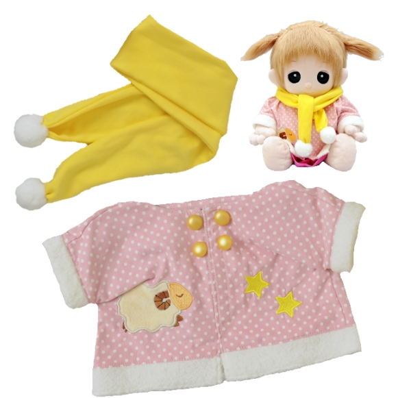 【おもちゃのジャンボ】 夢の子コレクション34コーデュロイコート（マフラー付き） お洋服 ユメル ネルル ミルル 通販 販売