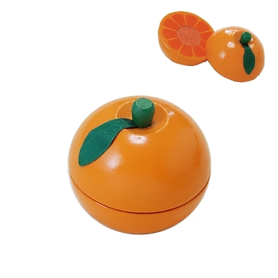 【おもちゃのジャンボ】 木のおもちゃ おままごと 食材 オレンジ ミニキッチン 拡張パーツ 木製玩具 通販 販売