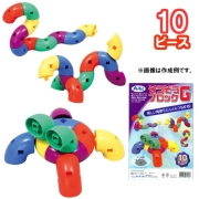 おもちゃのジャンボ】 そうぞうブロック D （30ピース） 六角形なので