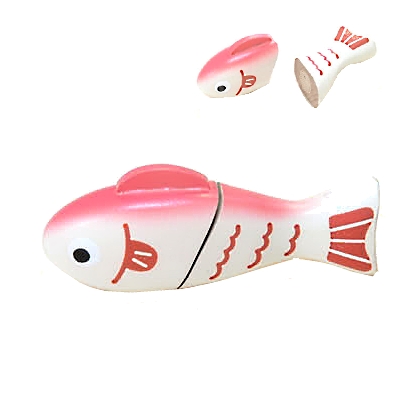 【おもちゃのジャンボ】 木のおもちゃ おままごと 食材 魚 ミニキッチン 拡張パーツ 木製玩具 通販 販売