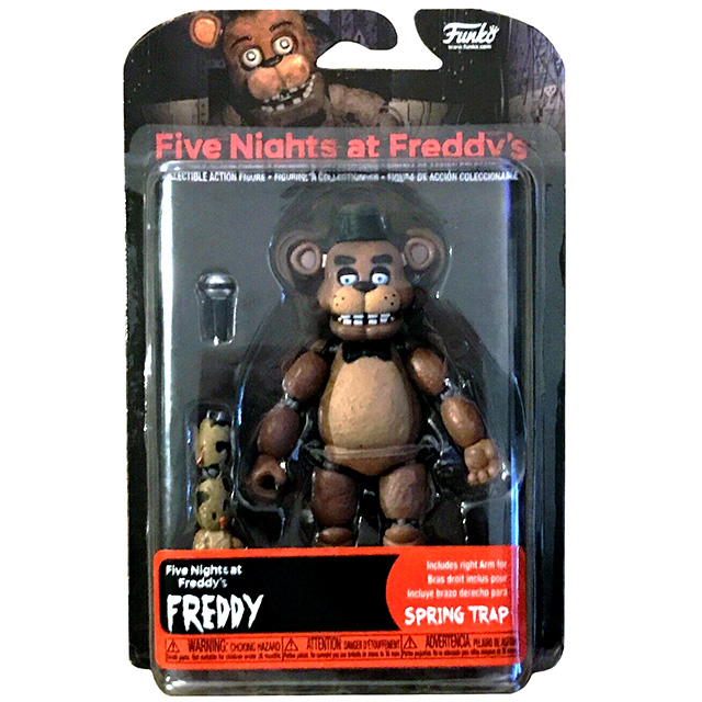 FNAF ファイブ・ナイツ・アット・フレディーズ ファンコ 5インチ アクションフィギュア スプリングトラップシリーズ フレディ ファズベアー