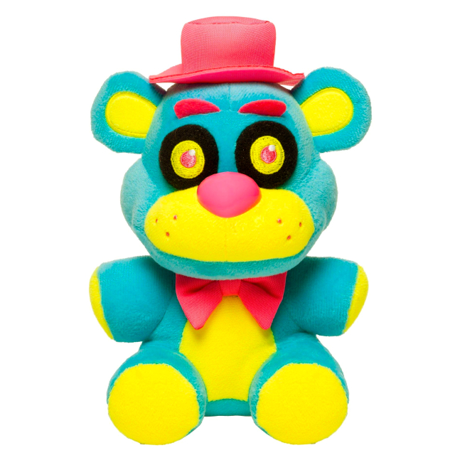 FNAF ファイブ・ナイツ・アット・フレディーズ ファンコ 2022 ゲームストップ限定 ぬいぐるみ コレクティブル プラッシュ ブラックライト・フレディ (ブルー)