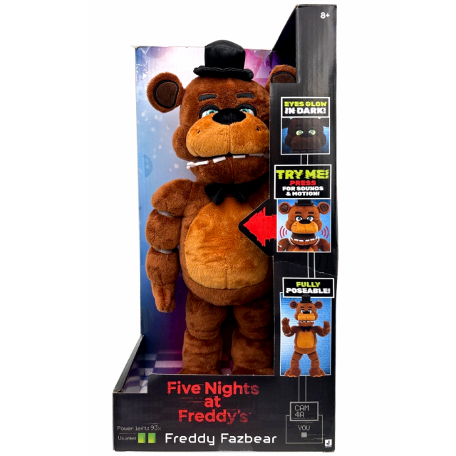 FNAF ファイブ・ナイツ・アット・フレディーズ ジャズウェア 14インチ ぬいぐるみ ポーザブル トーキングプラッシュ フレディ・ファズベアー