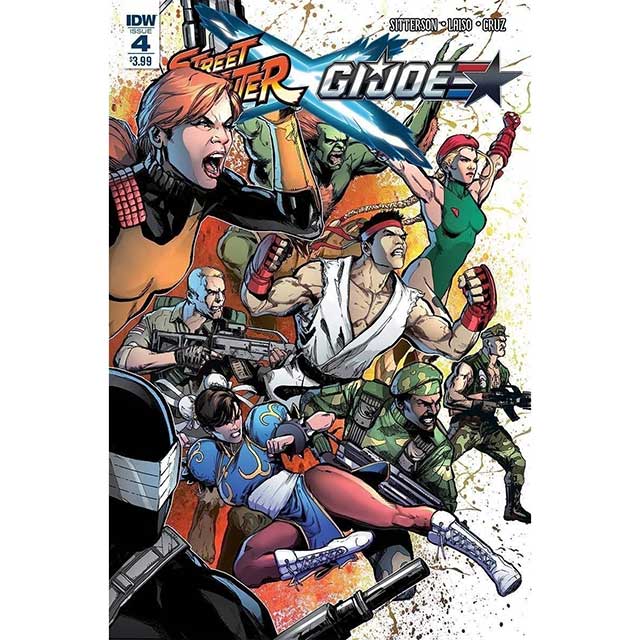 アメリカンコミックス IDWコミックス ストリートファイター × GI