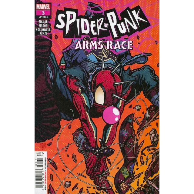 スパイダーパンク フォイル表紙 バリアント アメコミリーフ