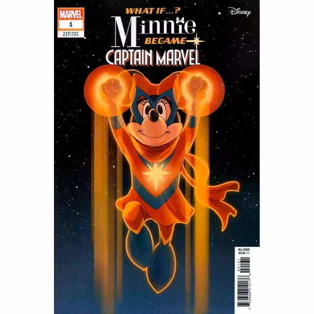 アメリカンコミックス マーベルコミックス ホワット・イフ...?  ミニーマウス ビカム キャプテン・マーベル ワンショット 【クリックポストOK】
