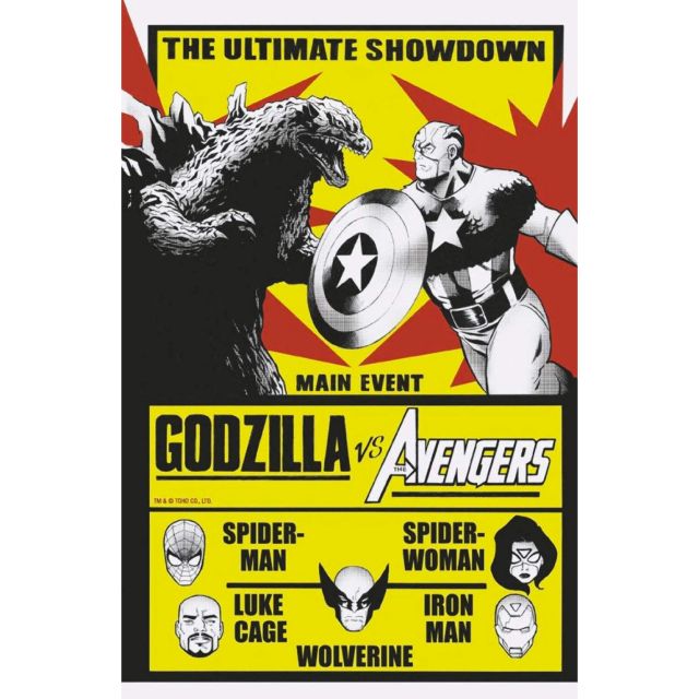 アメリカンコミックス マーベルコミックス ゴジラ vs アベンジャーズ ワンショット (バリアントカバー) 【クリックポストOK】