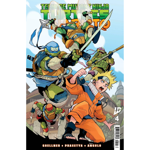 アメリカンコミックス IDWコミックス ティーンエイジ・ミュータント・ニンジャ・タートルズ x ナルト #4 (カバーD) 【クリックポストOK】