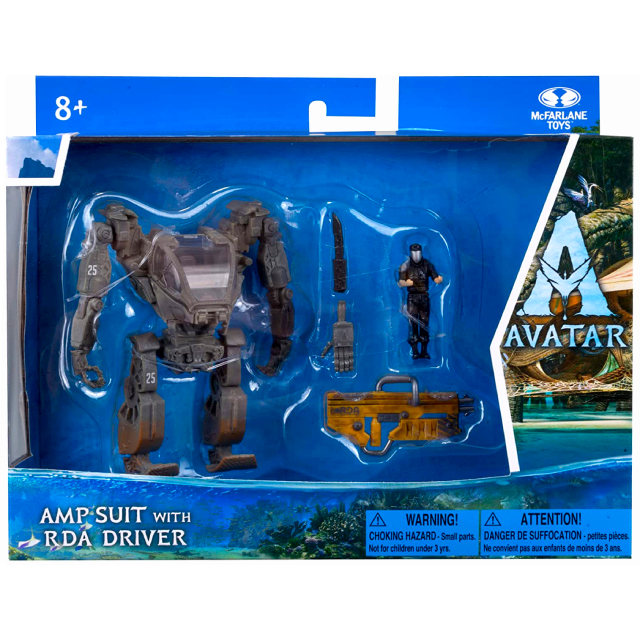マクファーレントイズ アバター：ウェイ・オブ・ウォーター ワールド・オブ・パンドラ フィギュアパック RDA ドライバー with AMPスーツ